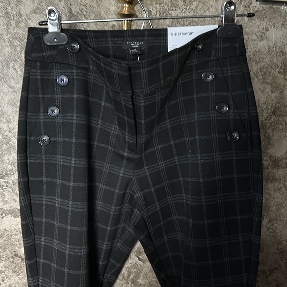 Women’s Ann Taylor Factory Sz 2P Mid Rise Straight Leg Poly/Rayon/Spandex Blend - Picture 5 of 7